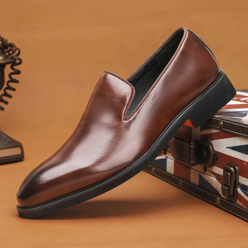 Classic genuine leather loafers for men | Noctis -8