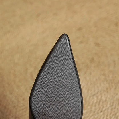 Elegant genuine leather block heels for women | Anok -26