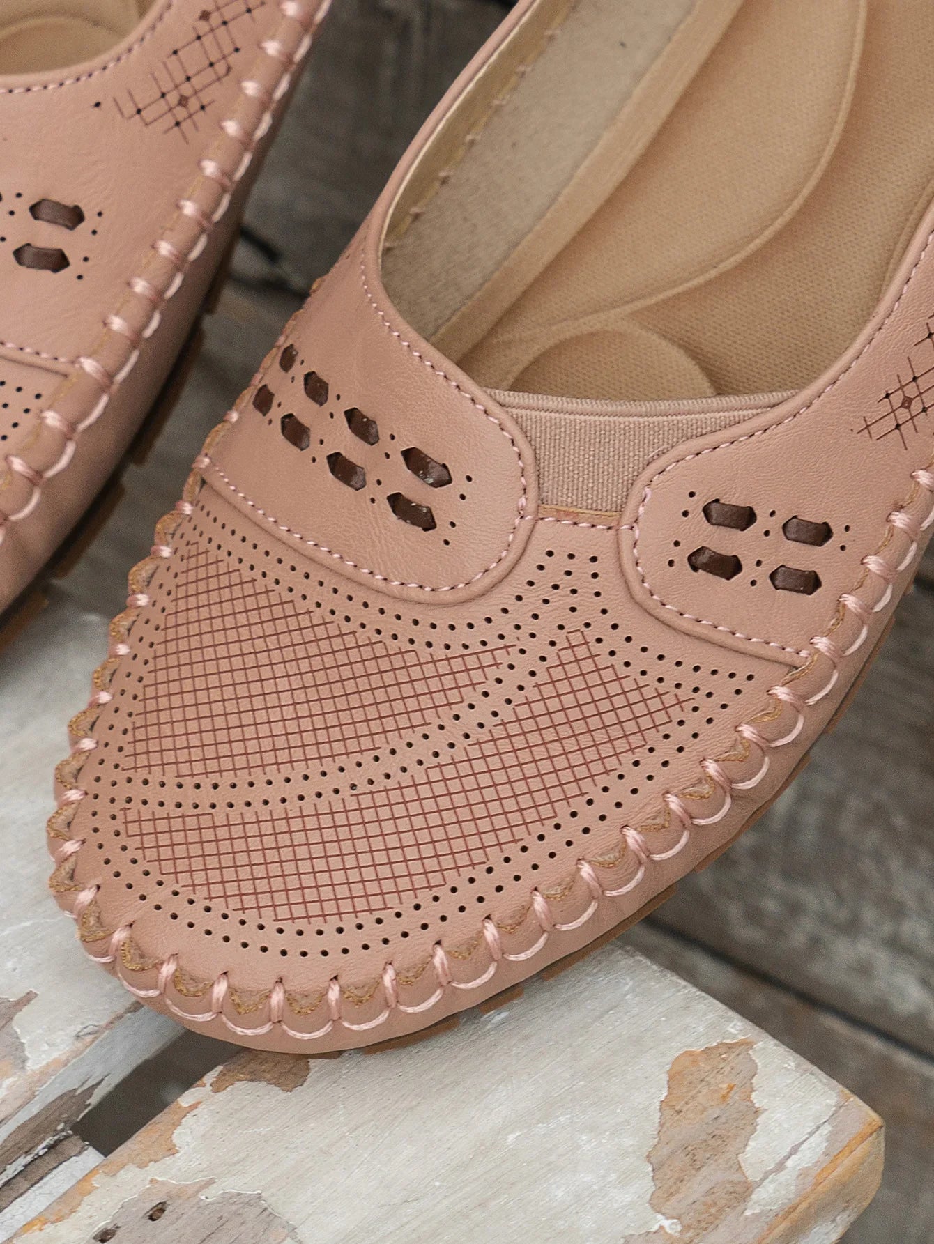 Elegant featherlight cushioned slip-on loafers for women | Elodie -23