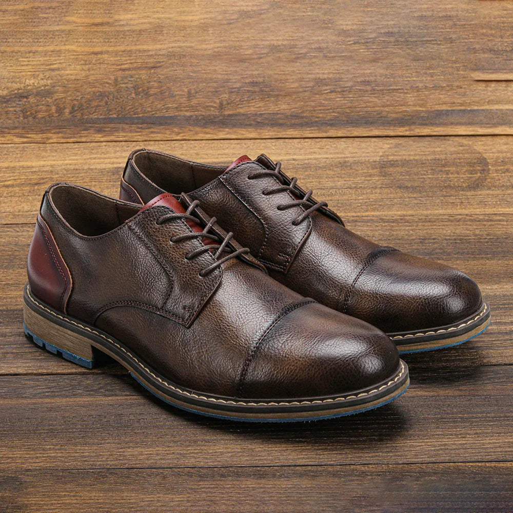 Retro-inspired smart casual business shoes for men | Mael -6