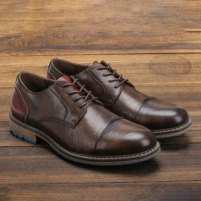 Retro-inspired smart casual business shoes for men | Mael -6