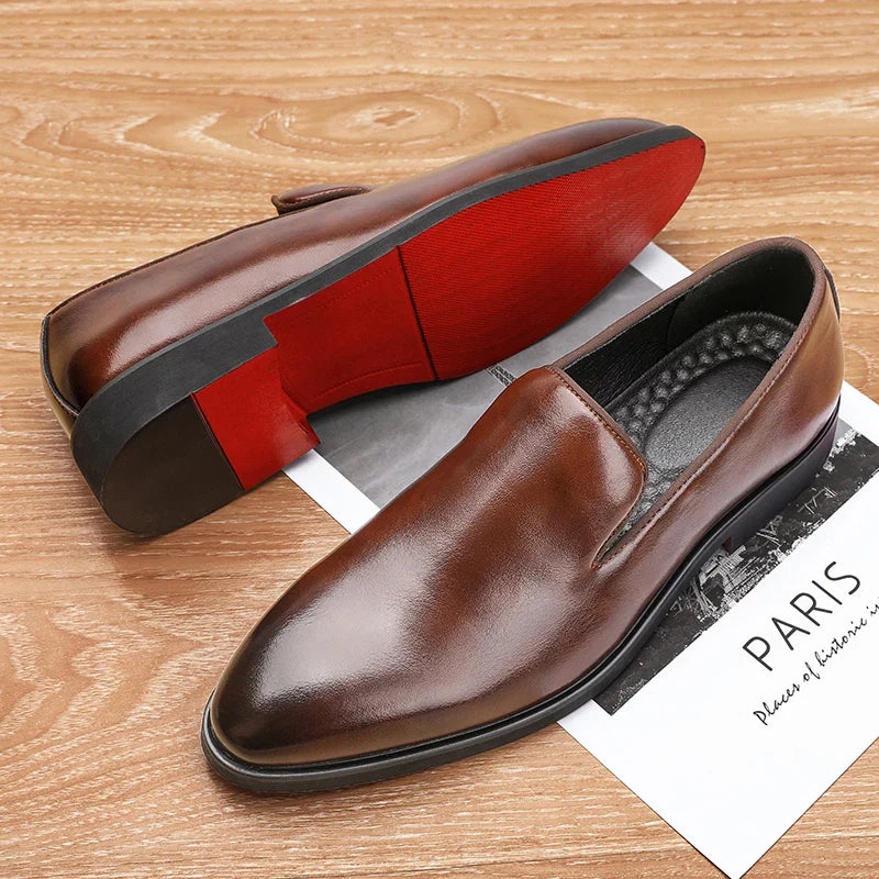 Classic genuine leather loafers for men | Noctis -9