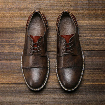 Retro-inspired smart casual business shoes for men | Mael -7