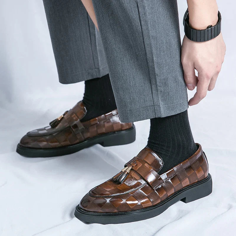 Classic genuine leather loafers for men | Lorenzo -5