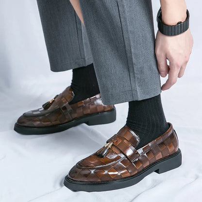 Classic genuine leather loafers for men | Lorenzo -5