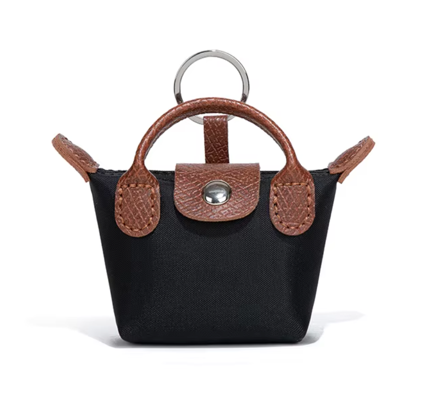 Storing Le Pliage mini key pouch charm for women | Longchamp