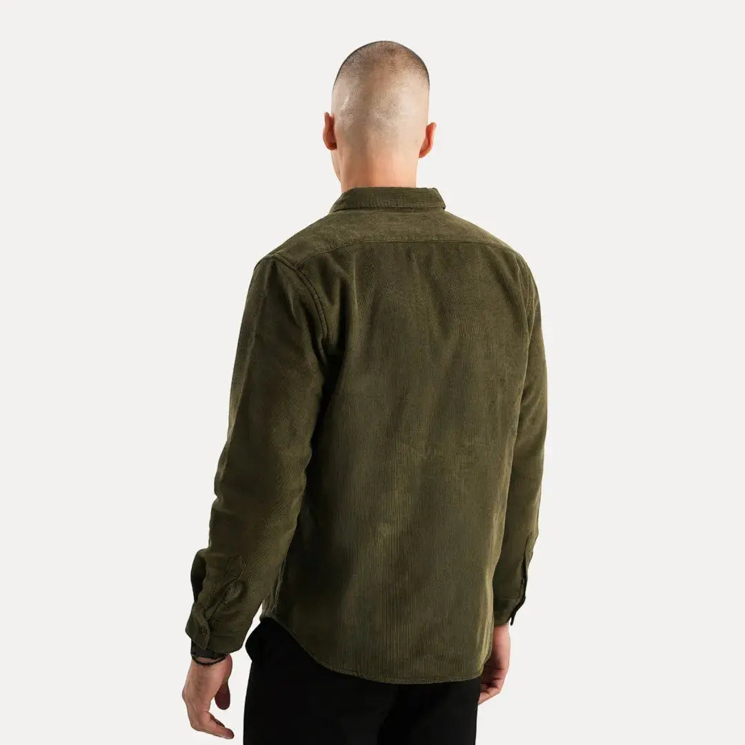 Corduroy textured long-sleeve casual shirt for men | Stéphane Parker -15