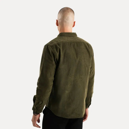 Corduroy textured long-sleeve casual shirt for men | Stéphane Parker -15