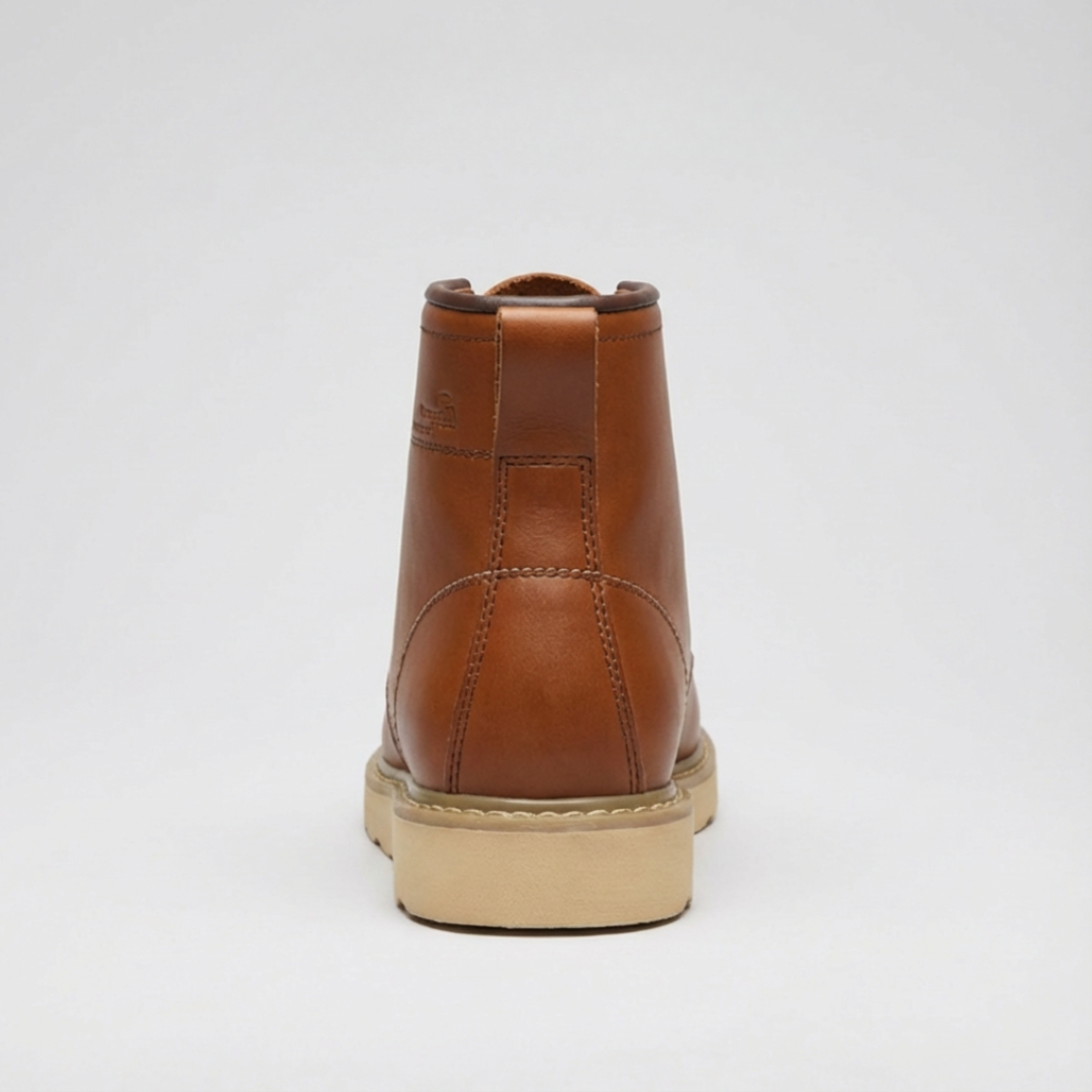 Warm fur-lined rugged comfort boots for men | Harrison -12