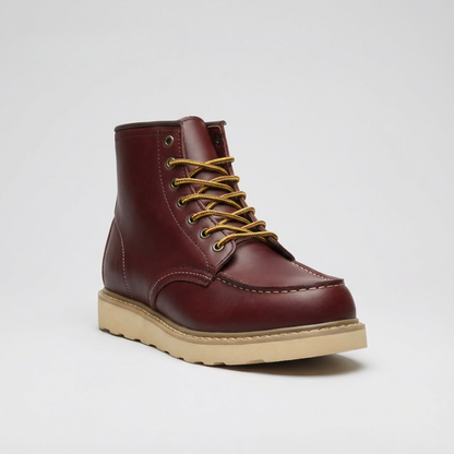 Warm fur-lined rugged comfort boots for men | Harrison -5