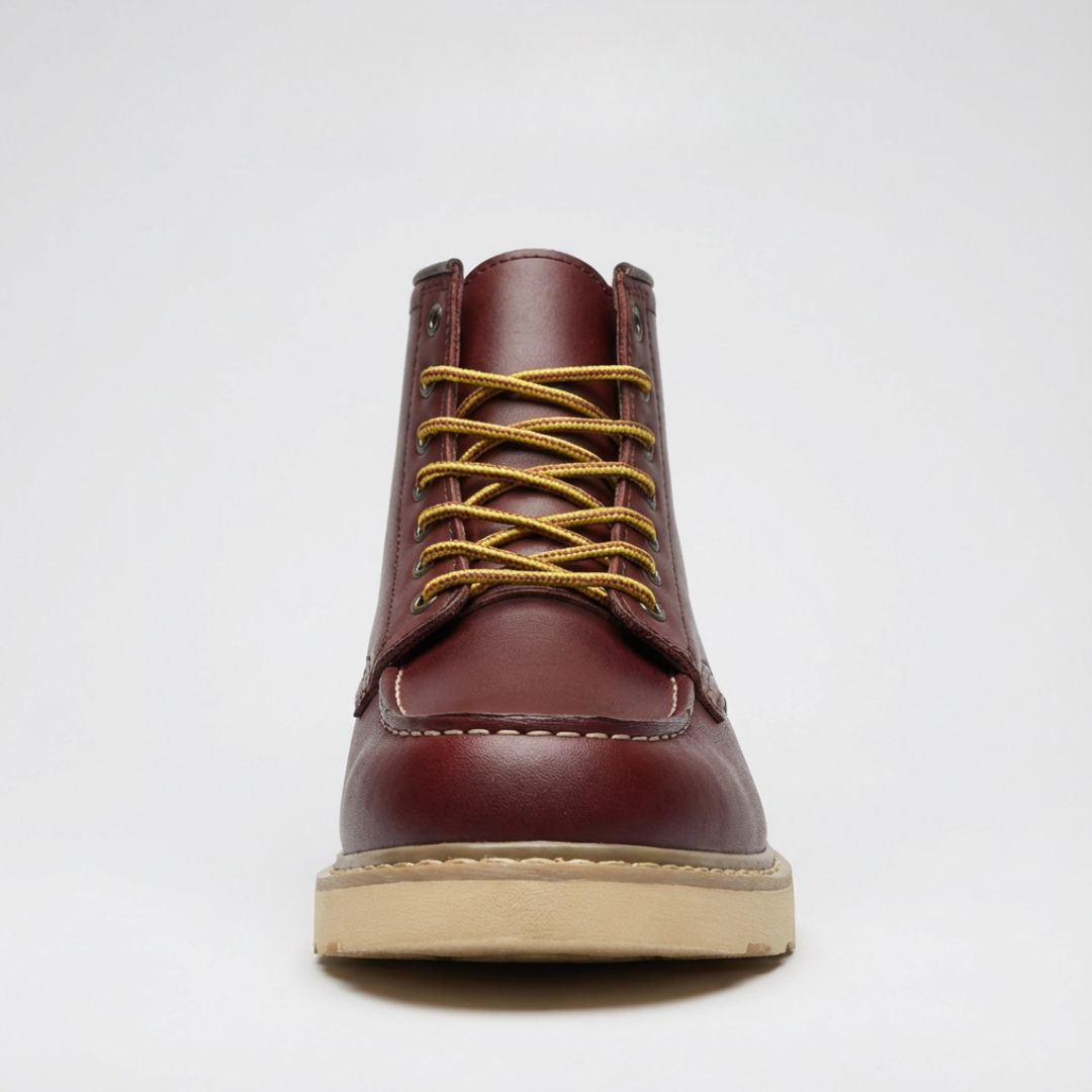 Warm fur-lined rugged comfort boots for men | Harrison -4