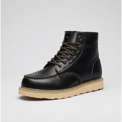 Warm fur-lined rugged comfort boots for men | Harrison -6