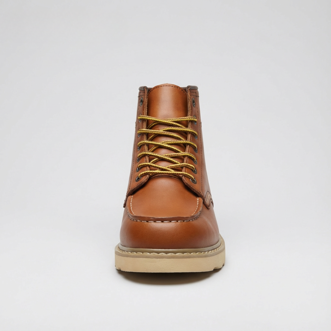 Warm fur-lined rugged comfort boots for men | Harrison -11