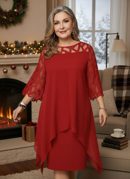 Contemporary Elegant lace dress for women | Josephine