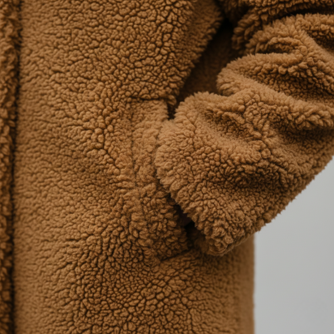 Longline hooded coat for women | Arden -3