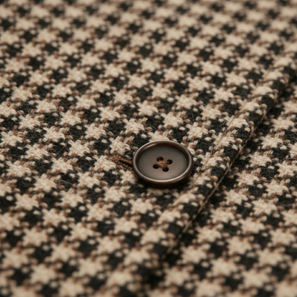 Classic plaid tailored blazer for women | Rowan -3