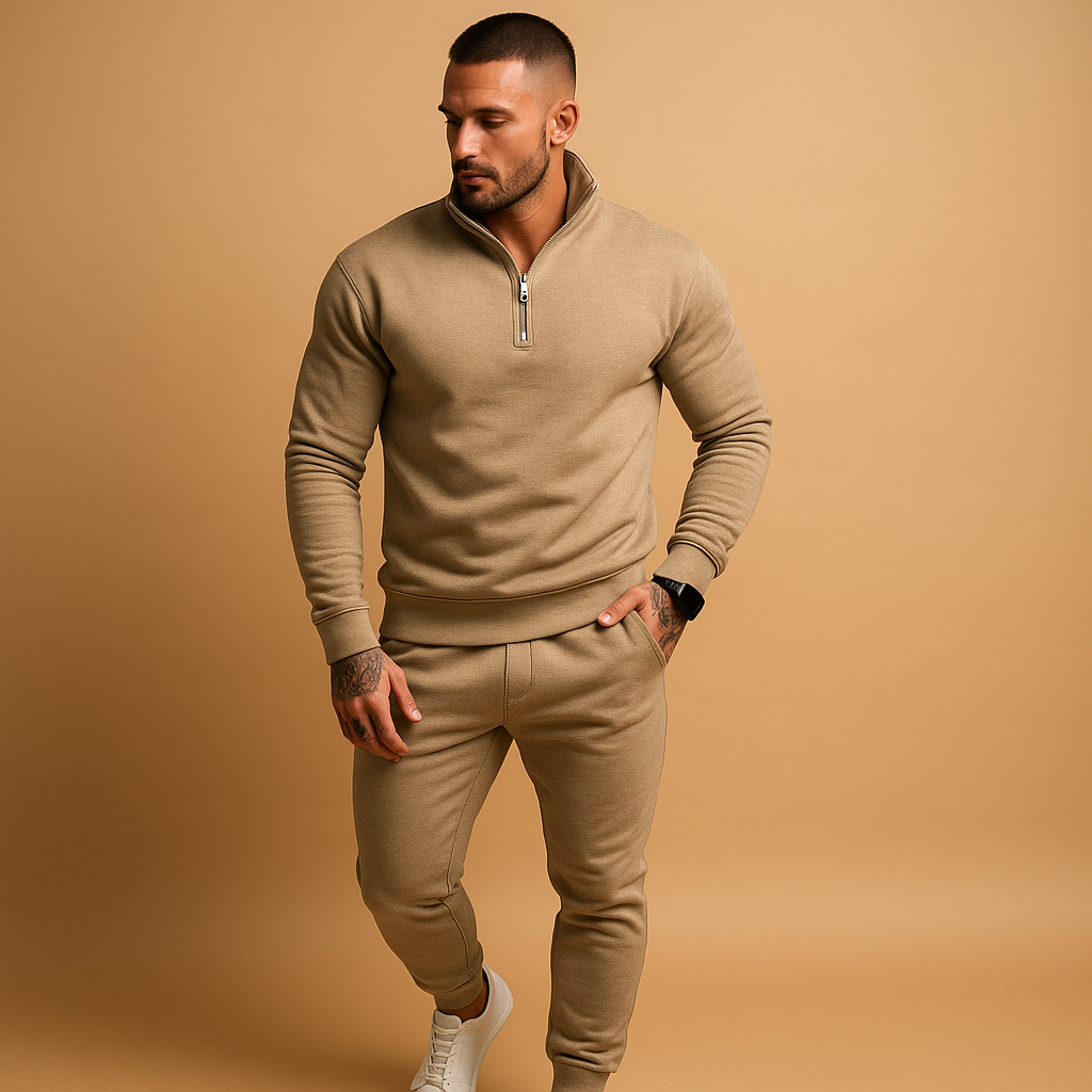 Modern casual matching tracksuit set for men | Tommy -1
