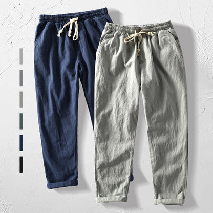 Straight-leg drawstring trousers for men | Daichi -8