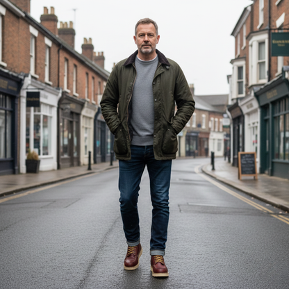 Warm fur-lined rugged comfort boots for men | Harrison -2