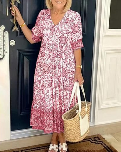 Striking Bohemian maxi dress for women | Radiance