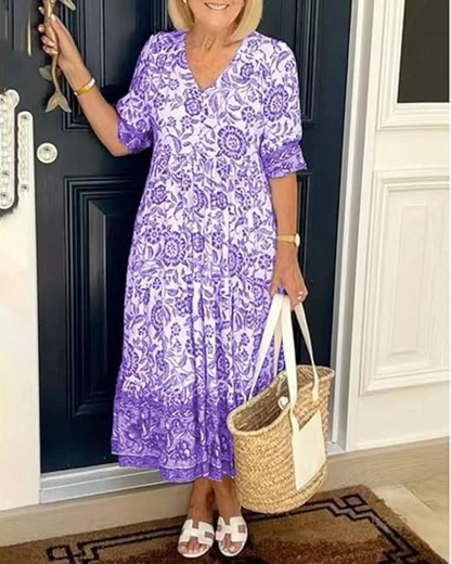 Striking Bohemian maxi dress for women | Radiance