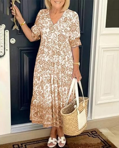 Striking Bohemian maxi dress for women | Radiance