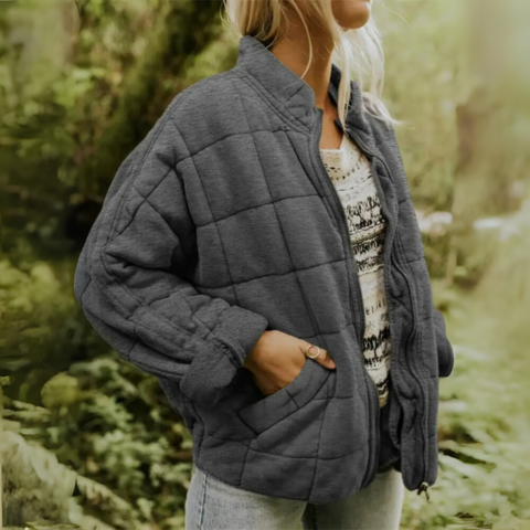 Fitted versatile autumn casual jacket for women -1