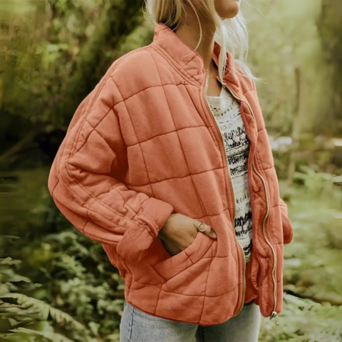 Fitted versatile autumn casual jacket for women -11