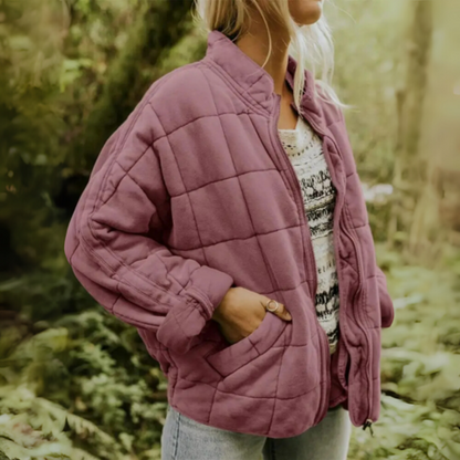 Fitted versatile autumn casual jacket for women -12