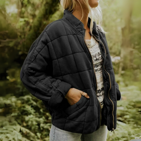 Fitted versatile autumn casual jacket for women -4