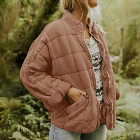 Fitted versatile autumn casual jacket for women -6