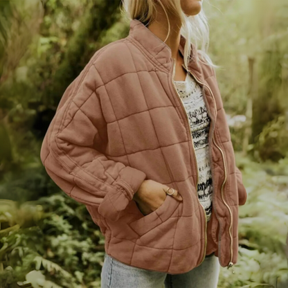 Fitted versatile autumn casual jacket for women -6