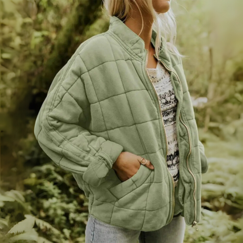 Fitted versatile autumn casual jacket for women -8
