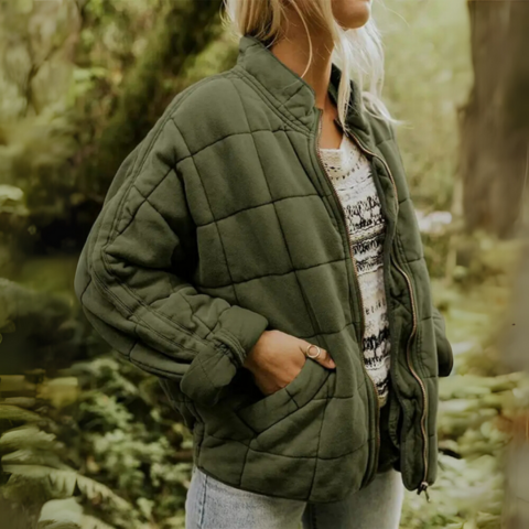 Fitted versatile autumn casual jacket for women -9
