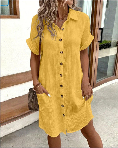 Relaxed Classic polo casual dress for women | Aria