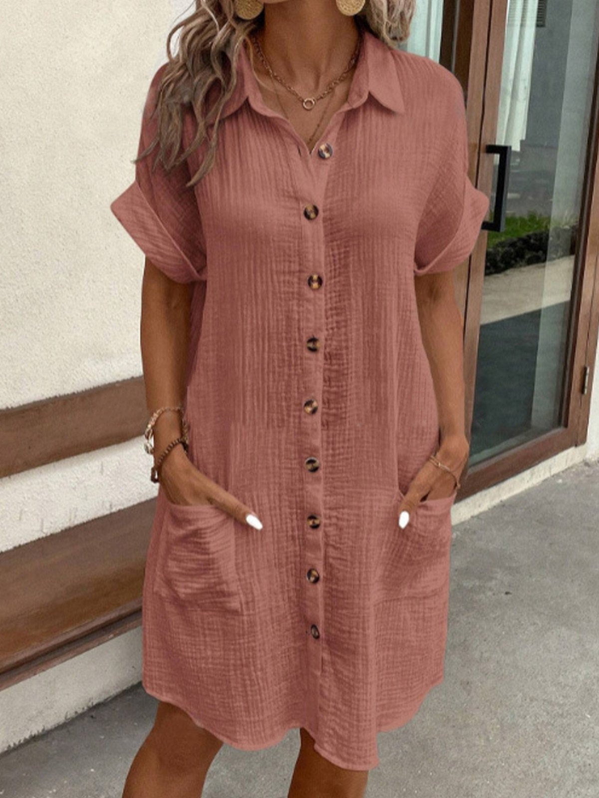 Relaxed Classic polo casual dress for women | Aria