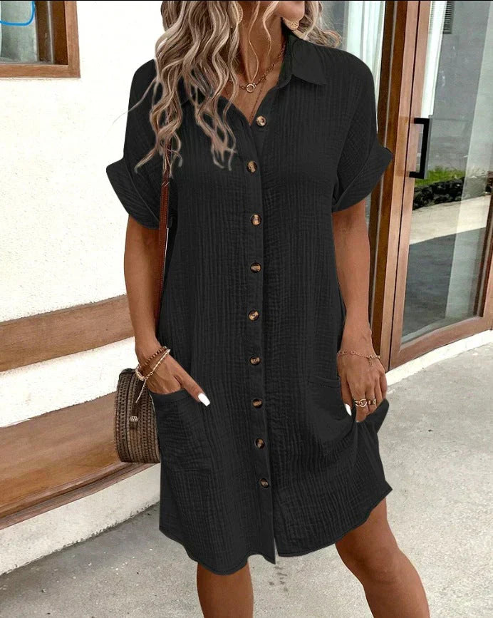Relaxed Classic polo casual dress for women | Aria