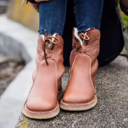 Waterproof comfortable winter snow boots for women -13