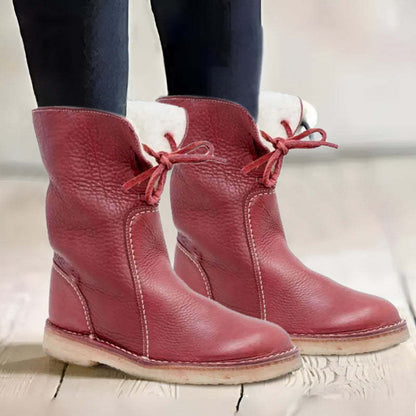 Waterproof comfortable winter snow boots for women -9