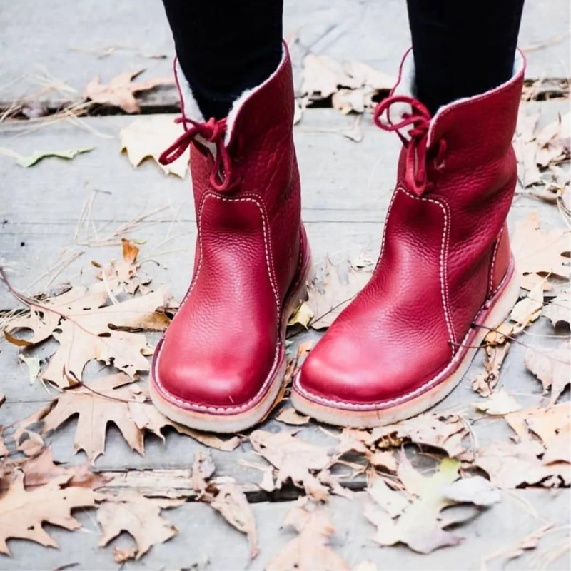 Waterproof comfortable winter snow boots for women -5
