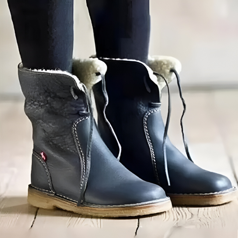 Waterproof comfortable winter snow boots for women -2