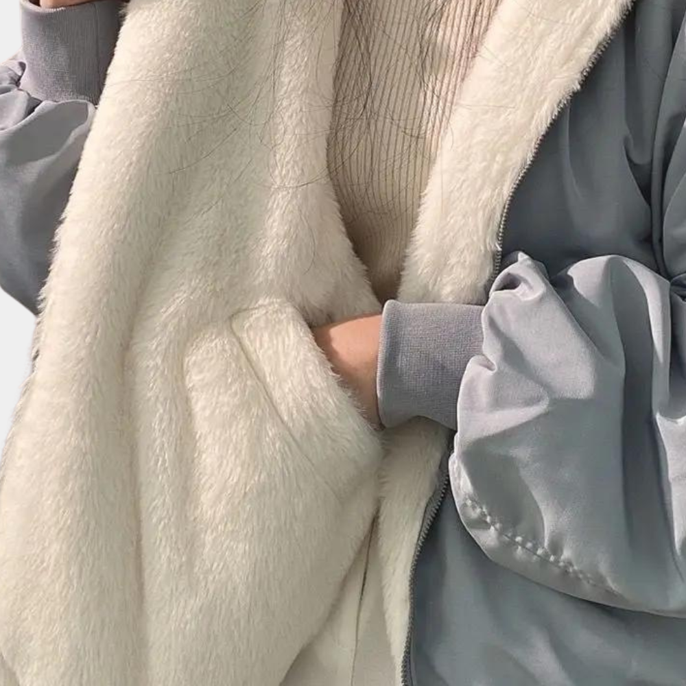 Elegant tailored timeless winter coat for women -3