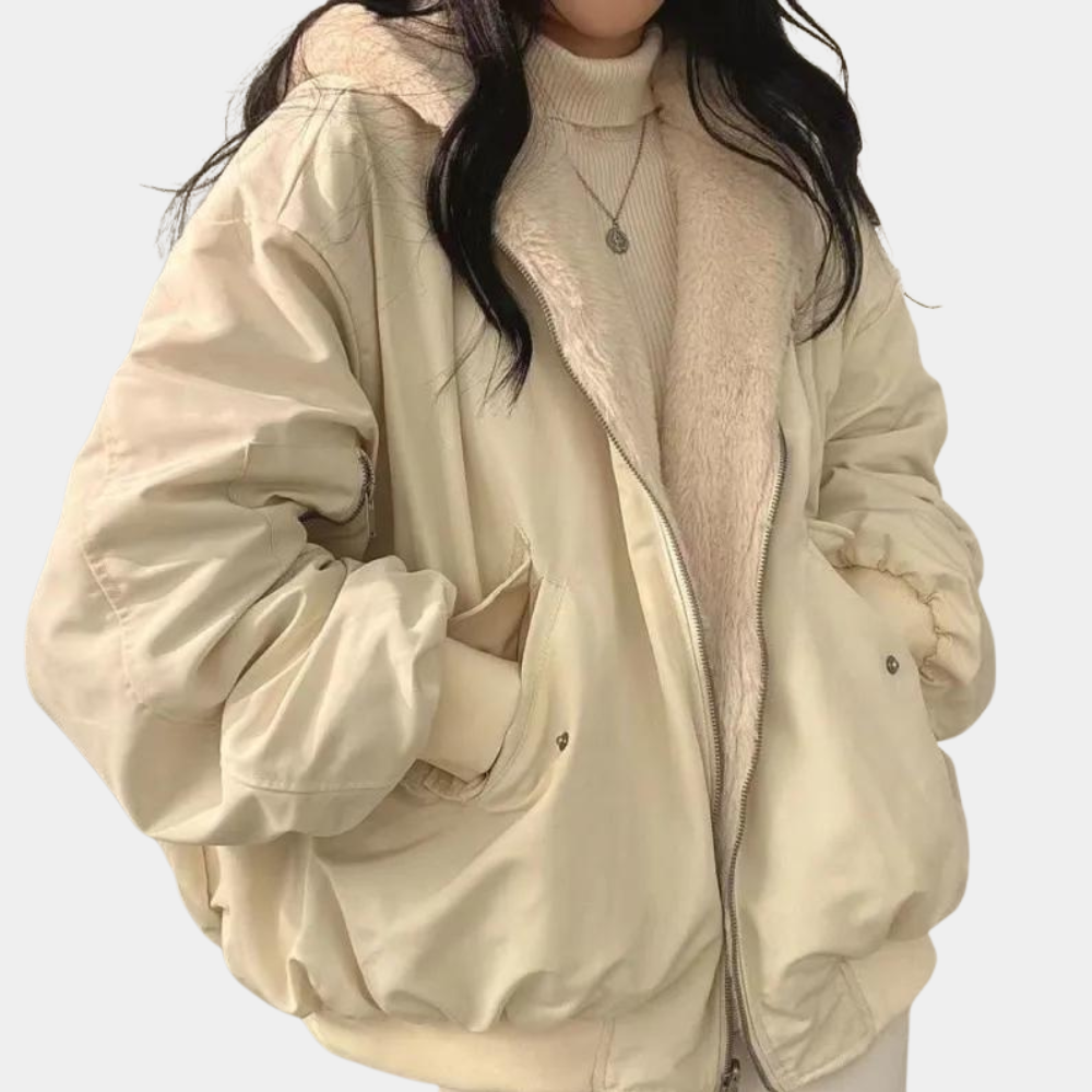 Elegant tailored timeless winter coat for women -6