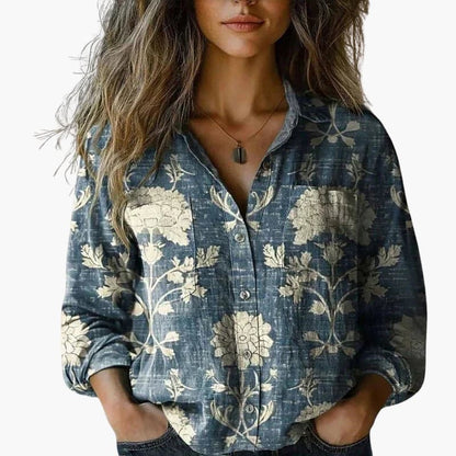 Classic button-down everyday shirt for women -4