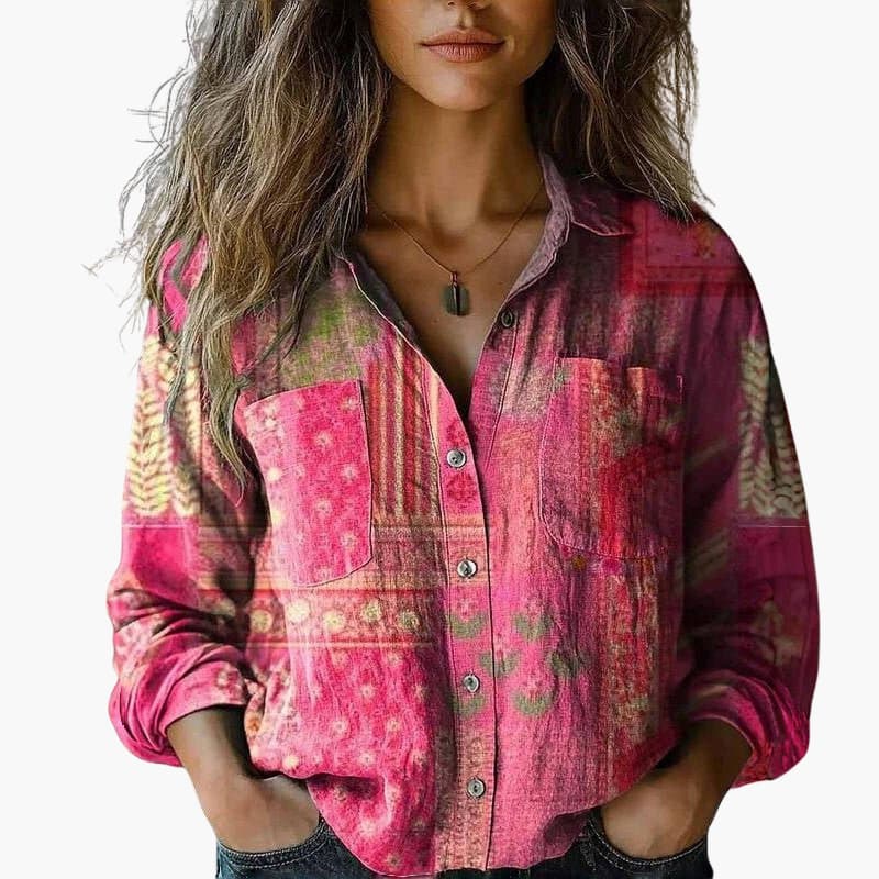 Classic button-down everyday shirt for women -5