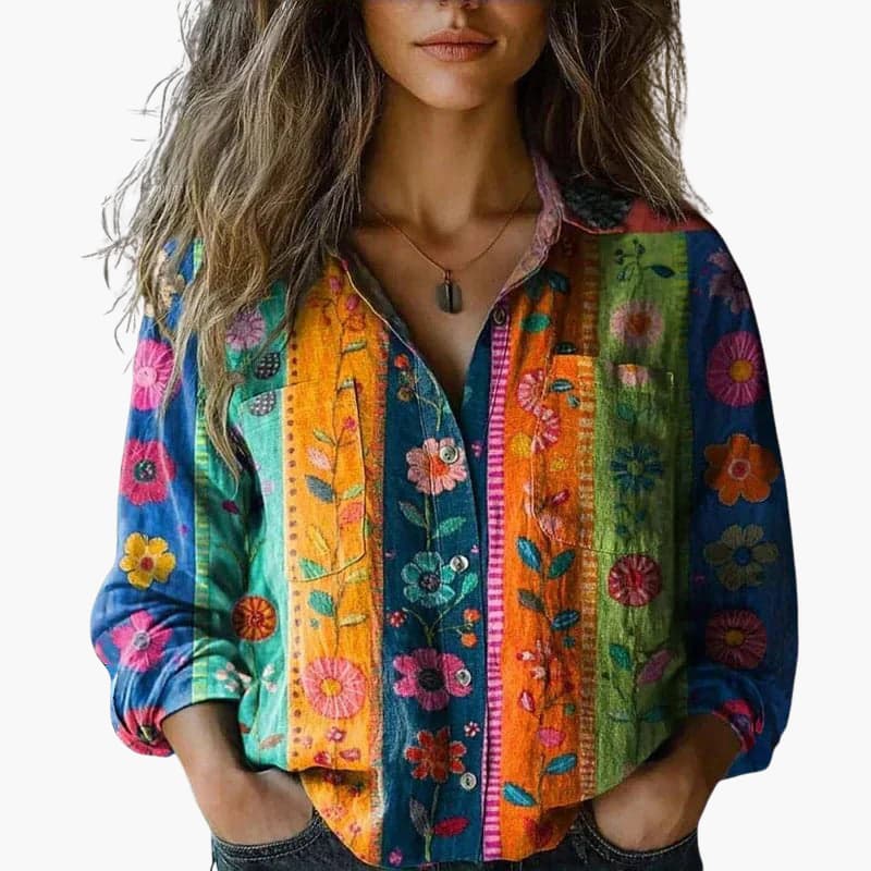 Classic button-down everyday shirt for women -6