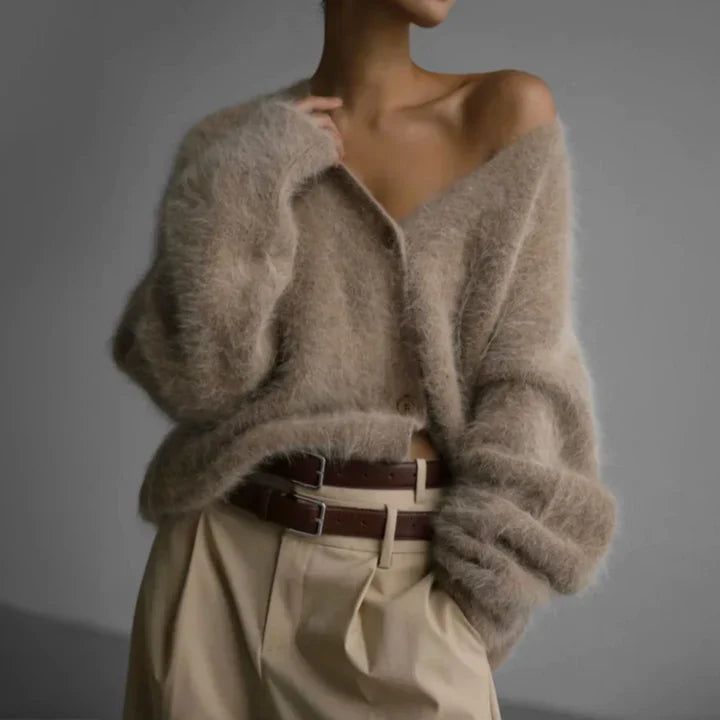 Luxurious classic everyday cardigan for women -4