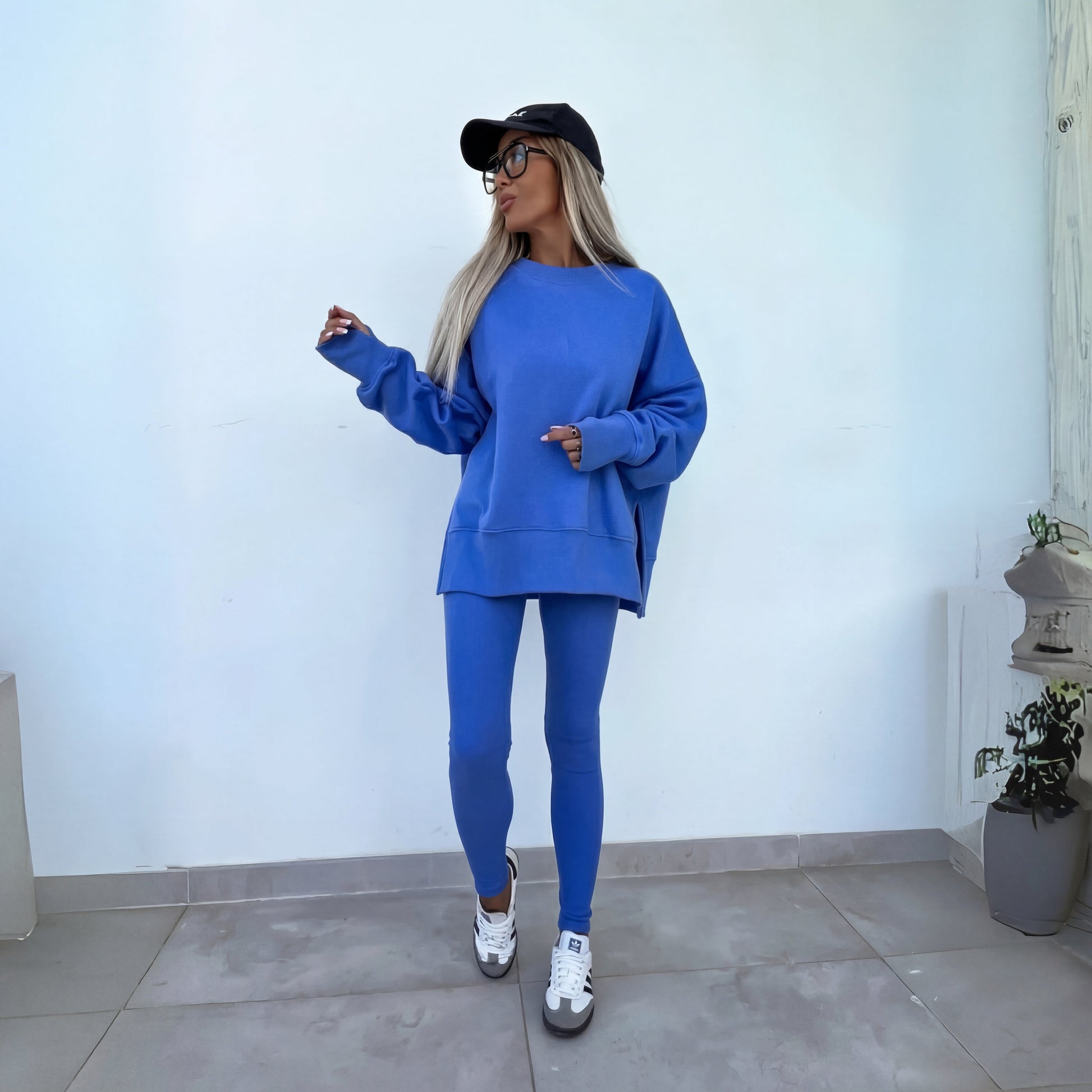 Casual sweatshirt and pants co-ord set for women | Yachi -2