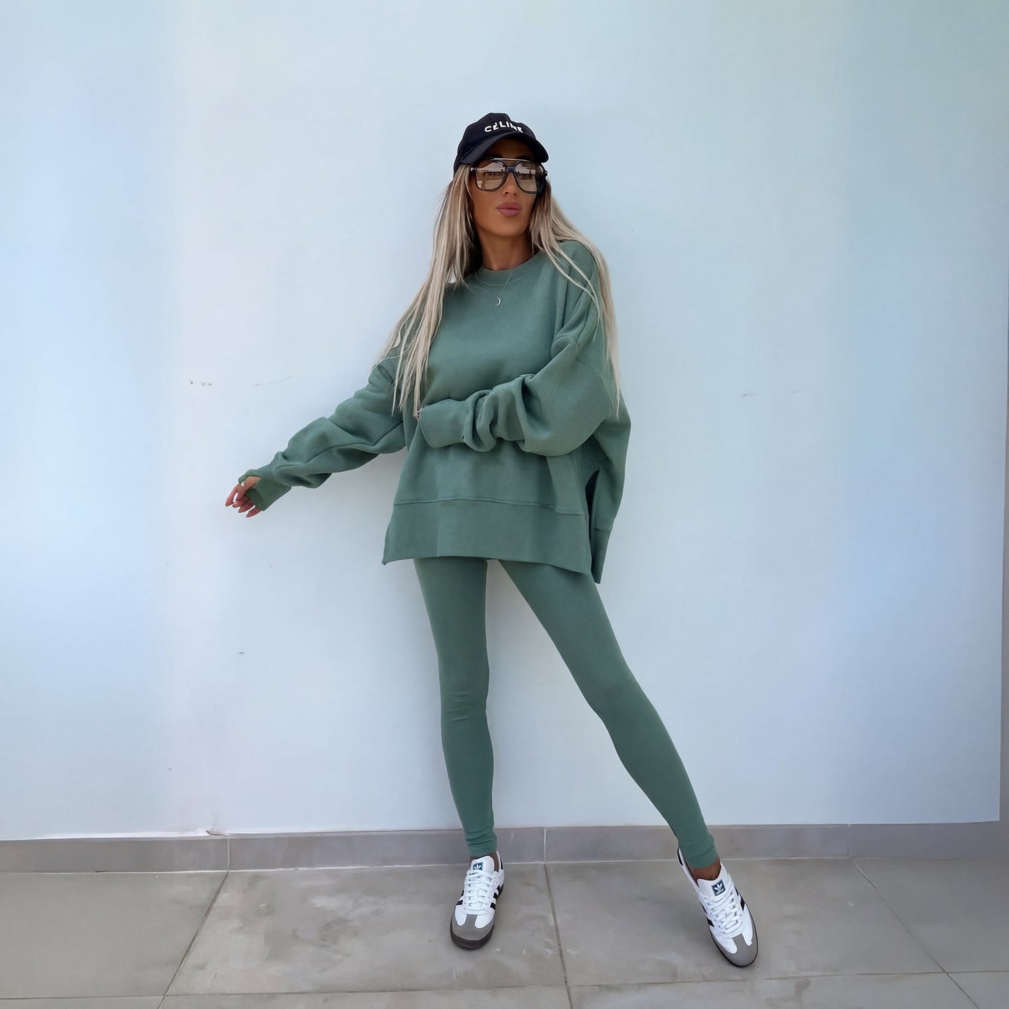 Casual sweatshirt and pants co-ord set for women | Yachi -5