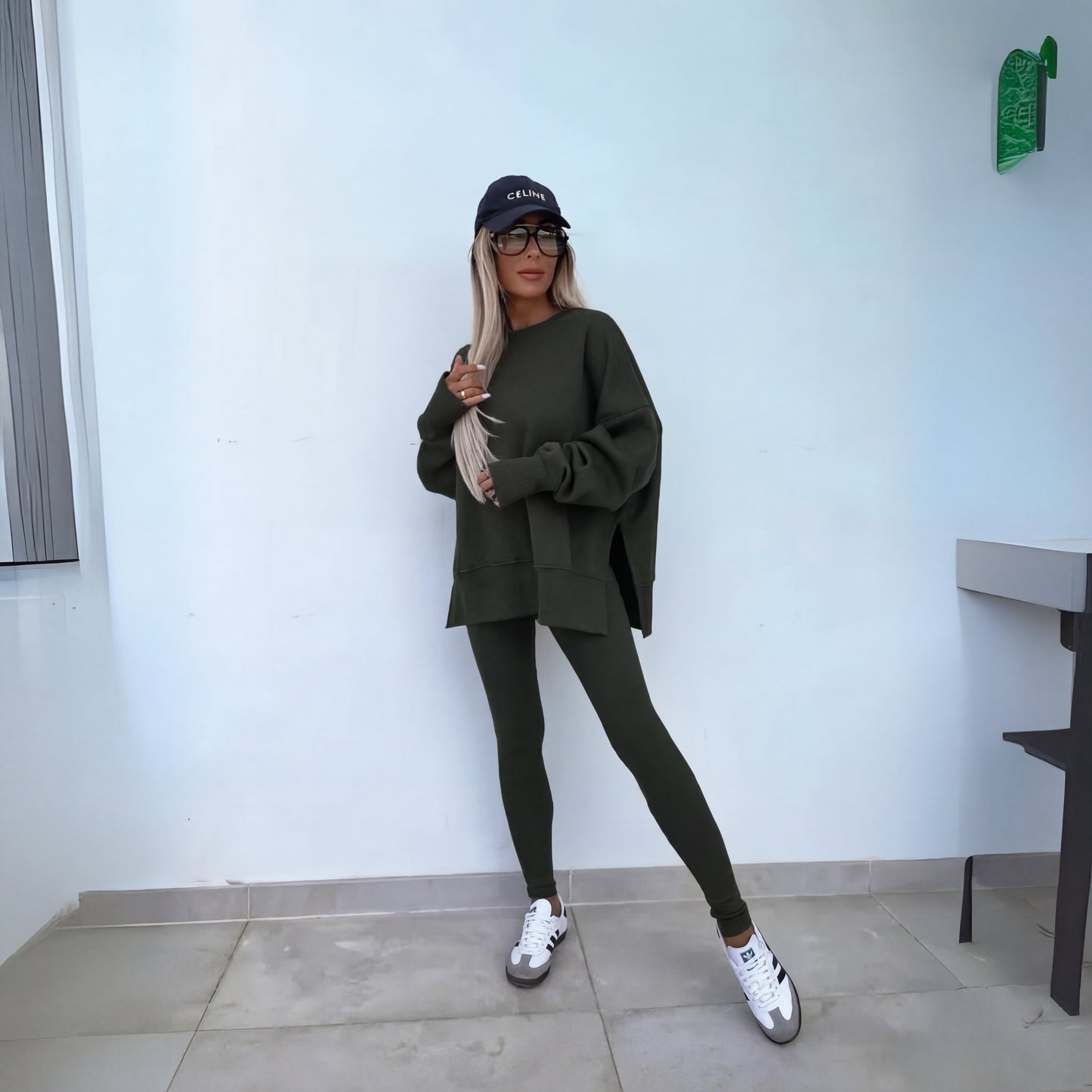 Casual sweatshirt and pants co-ord set for women | Yachi -6